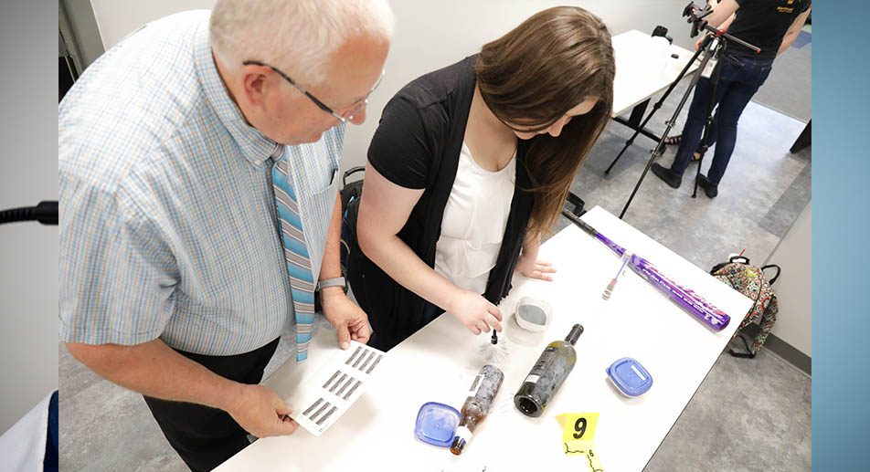 Wichita State University College of Liberal Arts and Sciences student gets hands-on experience in forensic science