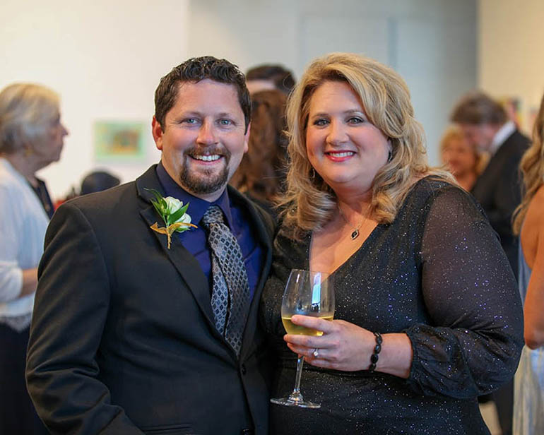 Kevin Brittain and Jennifur Gorman attended the event as representatives of Capitol Federal Foundation, which was recognized as a new Lifetime Achievement Member in the Fairmount Society.