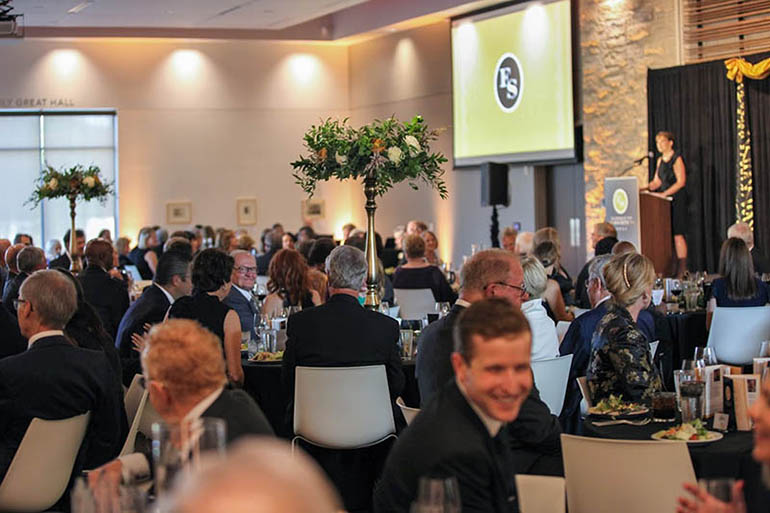 About 165 people attended the 2021 Fairmount Society dinner at Mark Arts