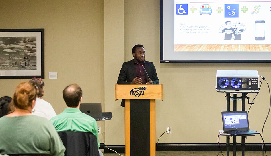 Wichita State student presents at the 3 Minute Thesis Competition