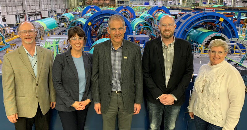 Representatives from Spirit Aerosystems, the WSU Foundation and the WSU College of Engineering met recently to discuss Spirit’s support for Wichita State University.