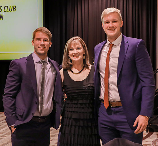 Jacob O'Connor, Elizabeth King and Jon Peterson