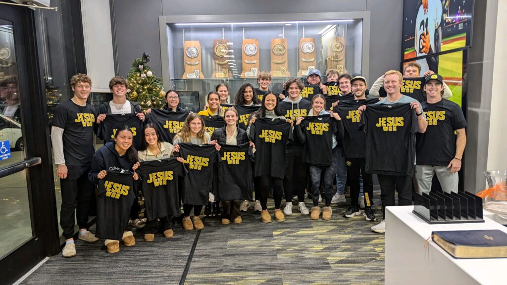 Wichita State University Fellowship of Christian Athletes Group Photo