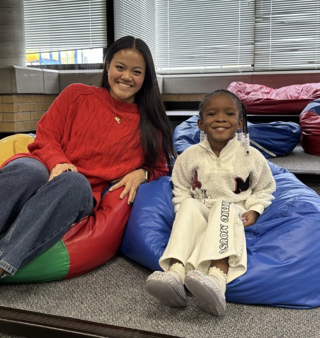 Abby Rexford with her mentee